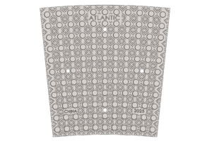 10” Radius Detectable Plate